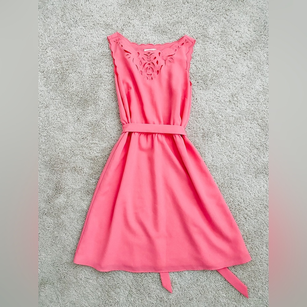 LOFT scalloped dress